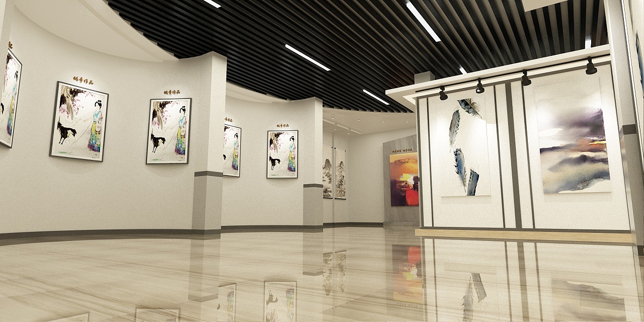 河南省当代艺术研究院美术展览馆 小胡啦原创多媒体展陈设计解析